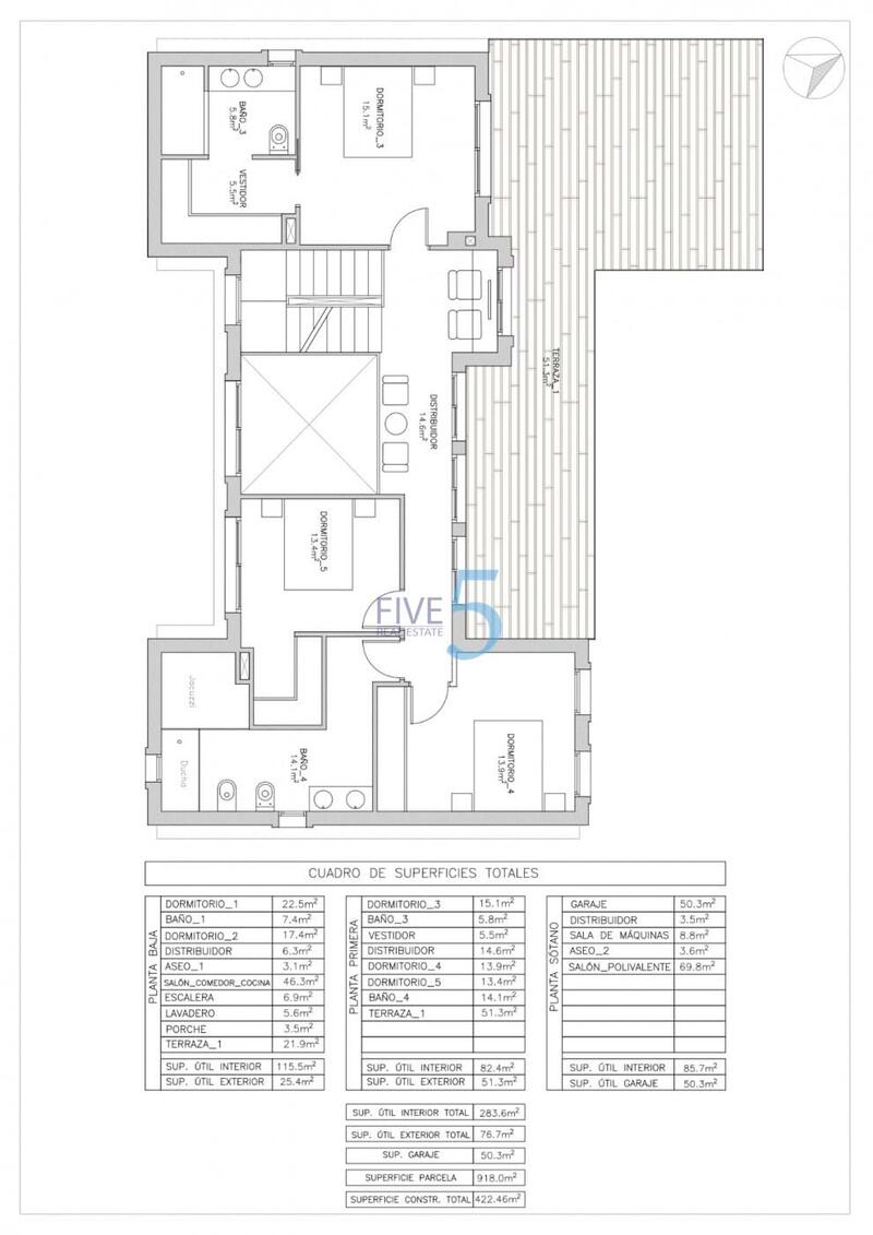 5 Schlafzimmer Villa zu verkaufen