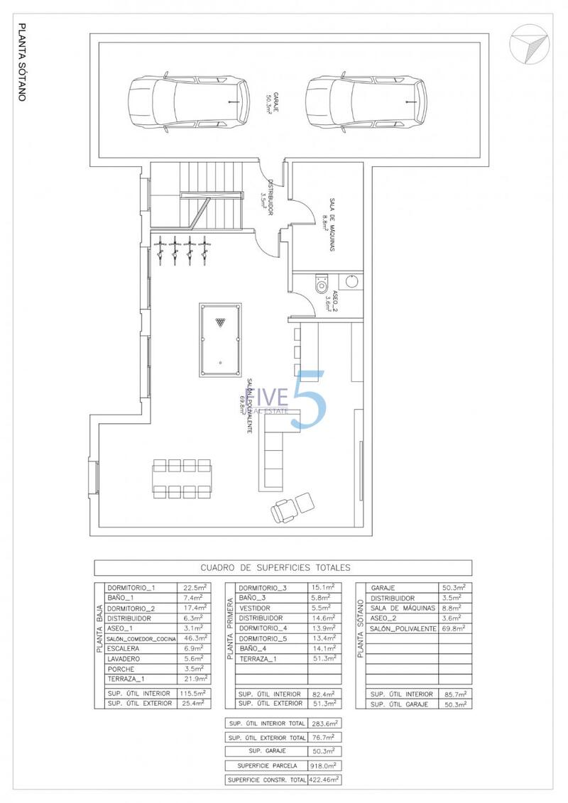 5 Schlafzimmer Villa zu verkaufen