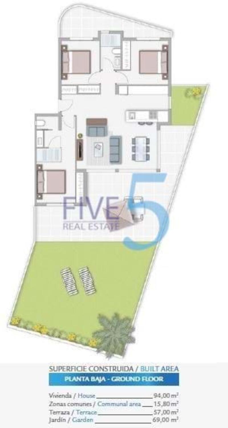 3 chambre Appartement à vendre