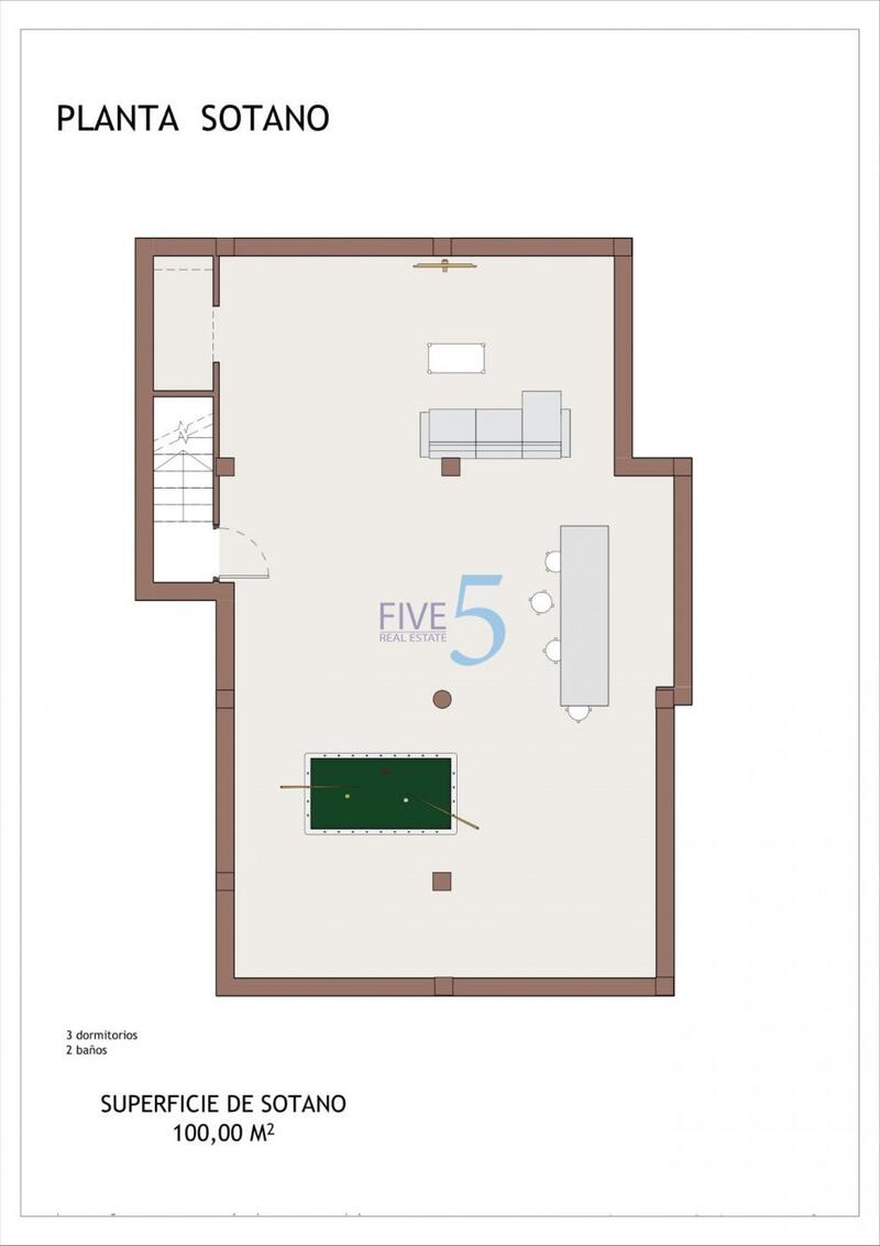 3 Cuarto Villa en venta