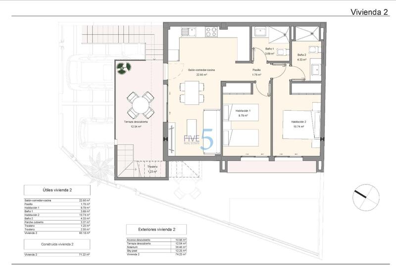 2 chambre Villa à vendre