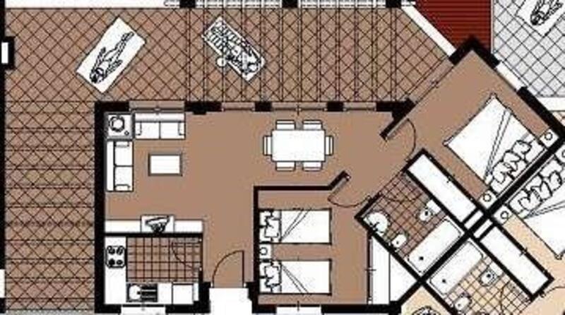 2 Schlafzimmer Appartement zu verkaufen