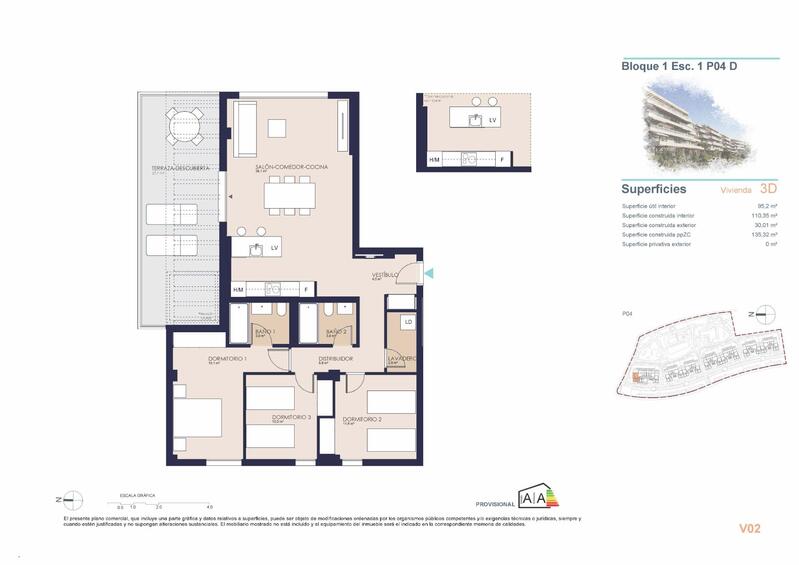 3 Cuarto Apartamento en venta