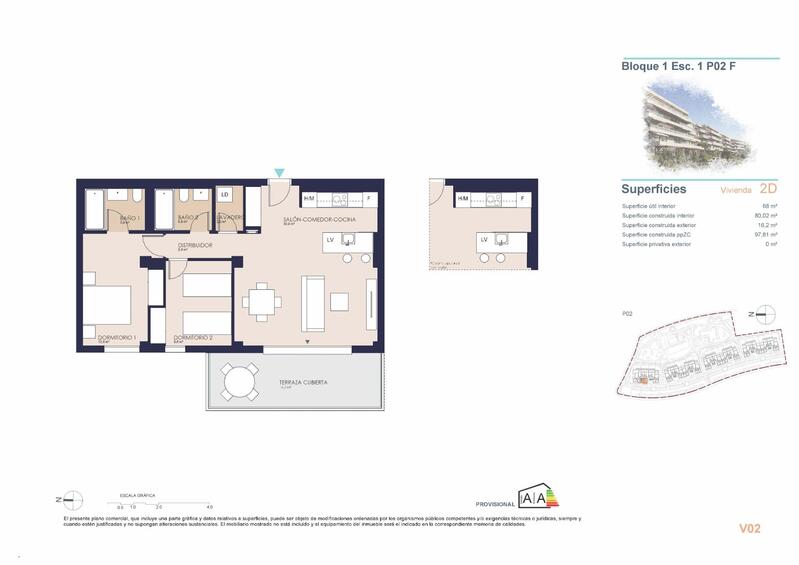 2 slaapkamer Appartement Te koop