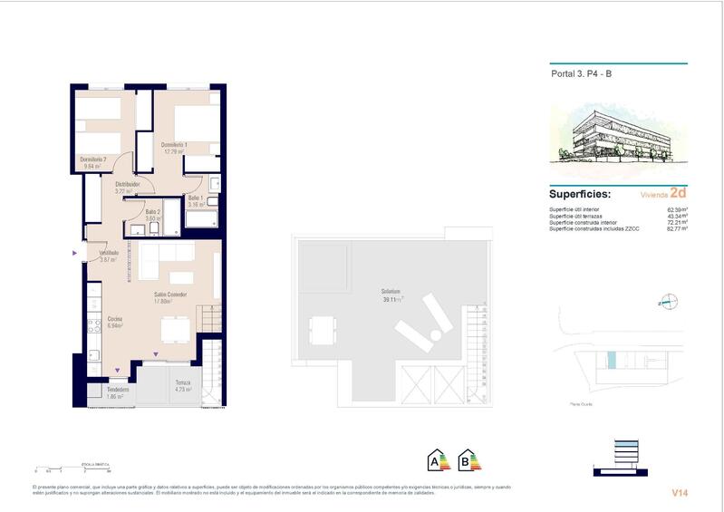 2 Cuarto Apartamento en venta