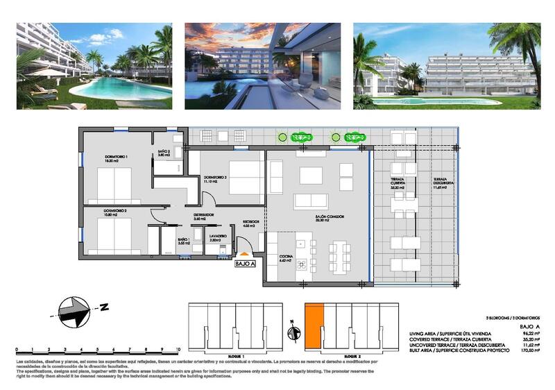 3 Schlafzimmer Appartement zu verkaufen