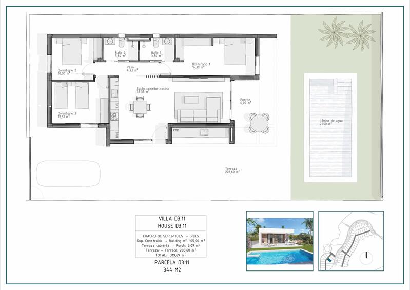 3 chambre Villa à vendre