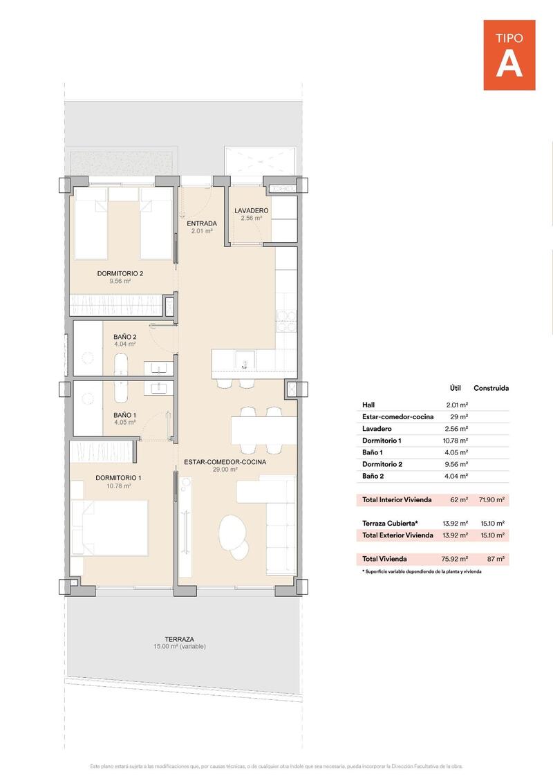 2 bedroom Apartment for sale