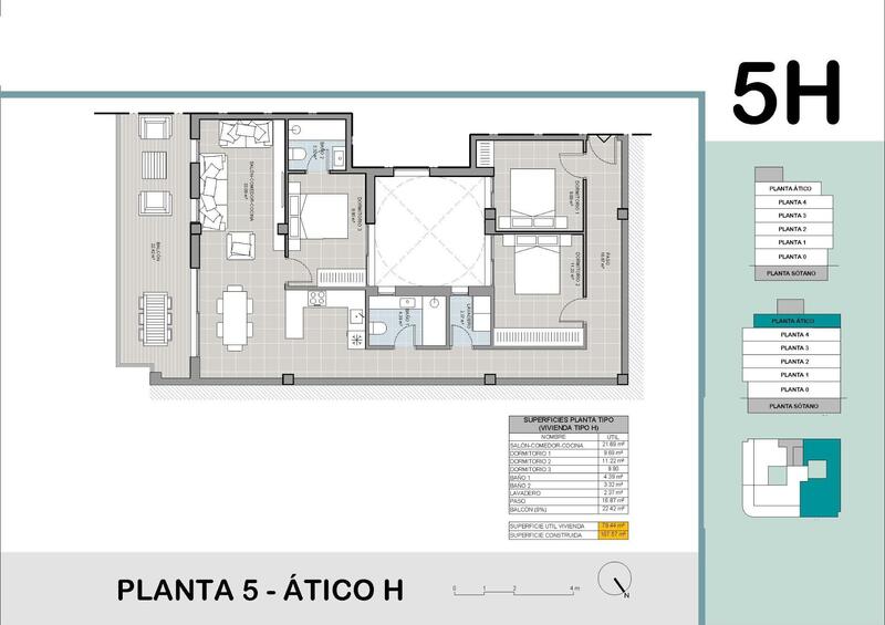 3 slaapkamer Appartement Te koop