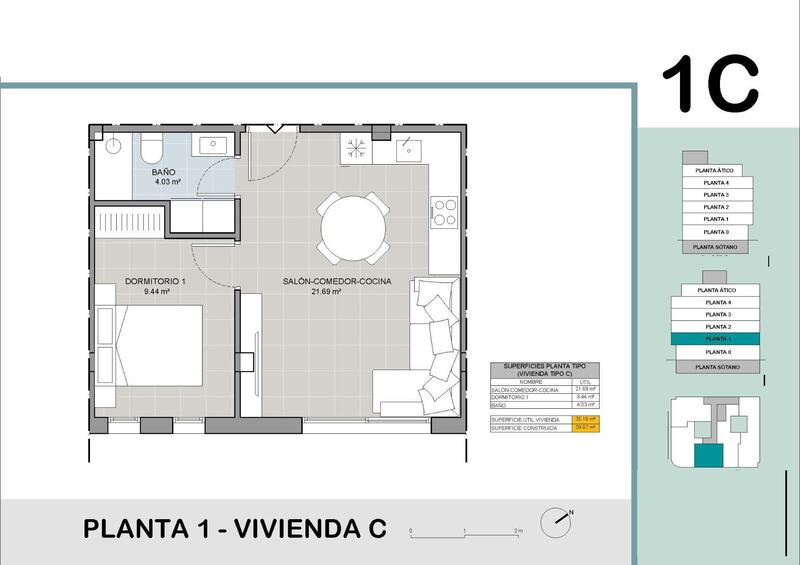 1 bedroom Apartment for sale