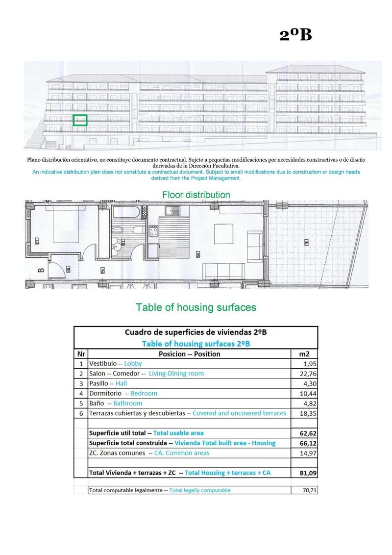 1 Cuarto Apartamento en venta