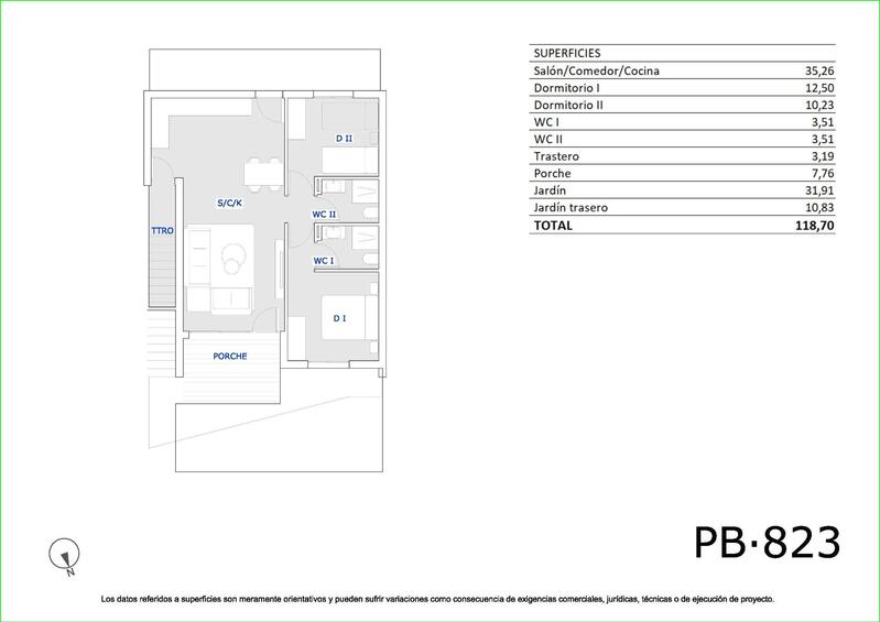 2 slaapkamer Villa Te koop