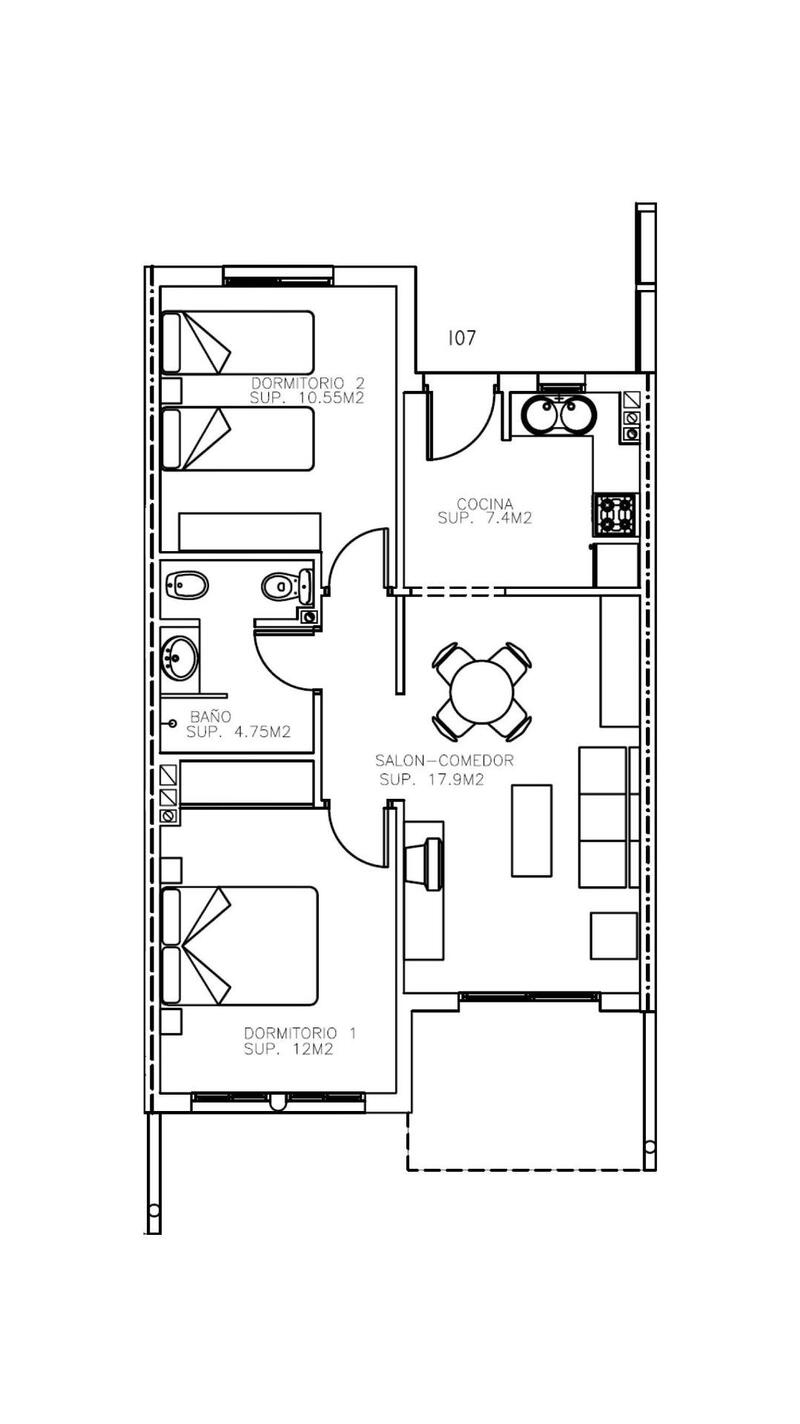 2 bedroom Apartment for sale