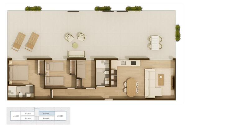 3 Schlafzimmer Appartement zu verkaufen