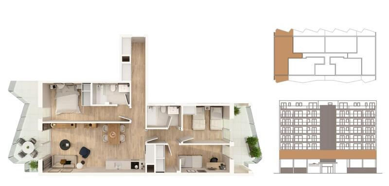 3 bedroom Apartment for sale