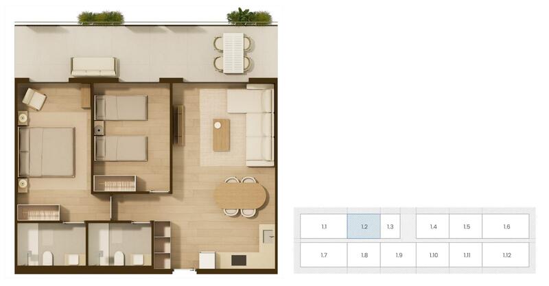 2 bedroom Apartment for sale