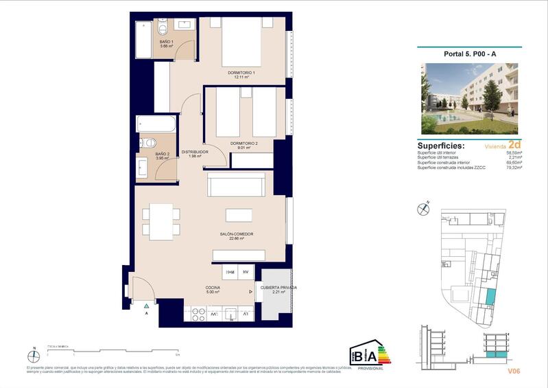 2 Cuarto Apartamento en venta