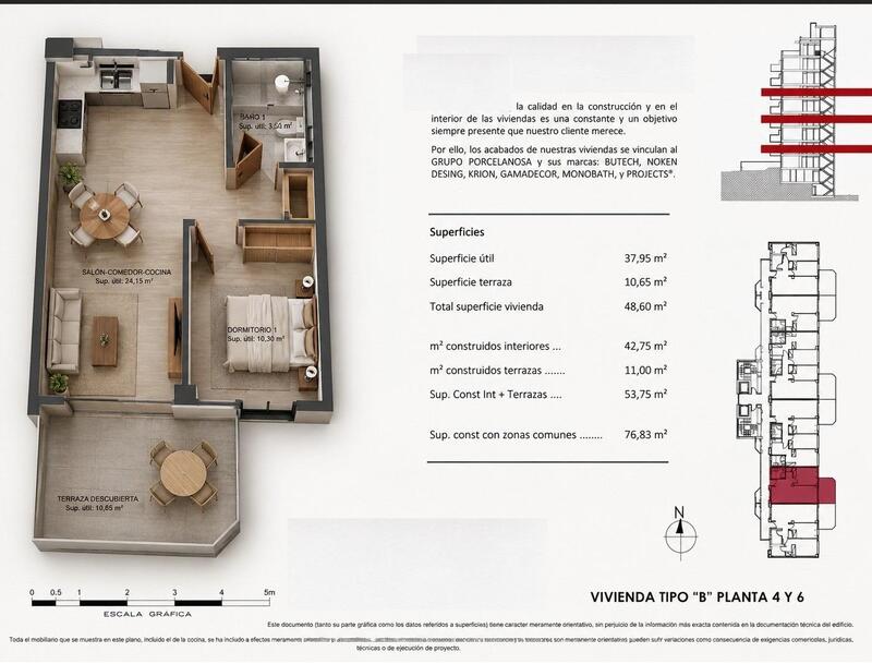 1 chambre Appartement à vendre