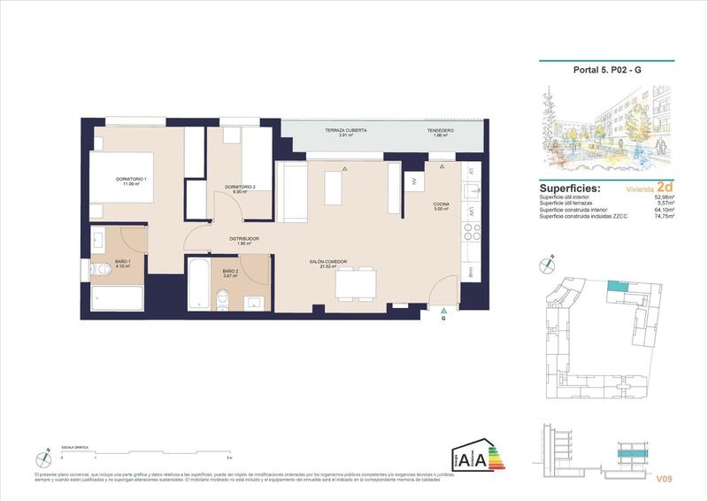 2 bedroom Apartment for sale