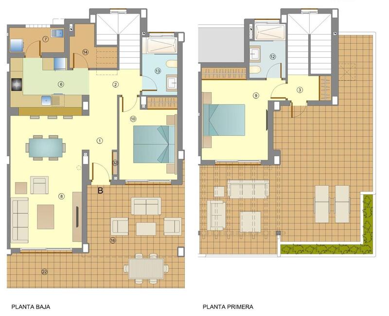 2 chambre Villa à vendre