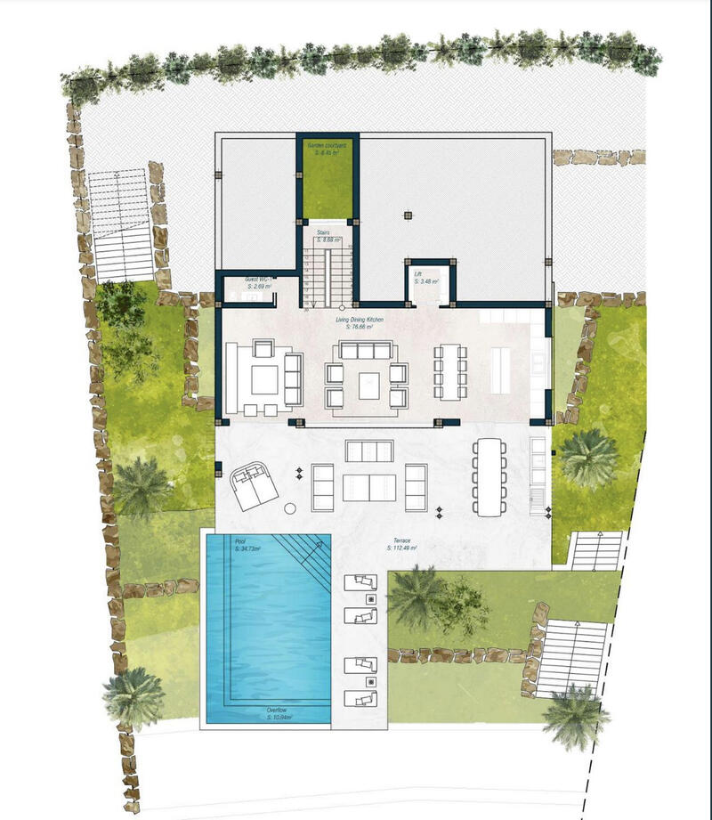 3 Cuarto Villa en venta