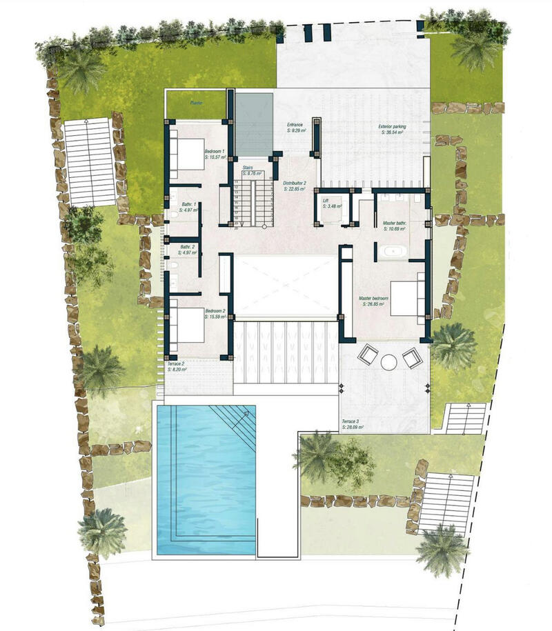 3 Cuarto Villa en venta