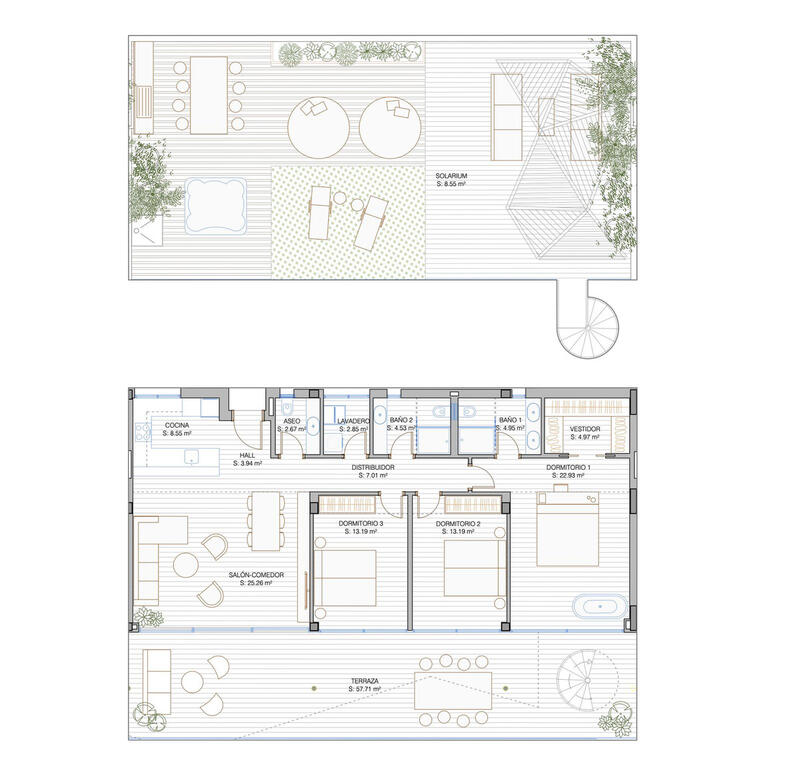 3 Cuarto Apartamento en venta