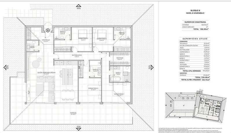 4 Schlafzimmer Appartement zu verkaufen