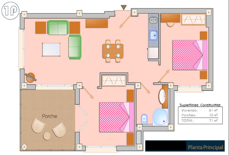 9 Schlafzimmer Appartement zu verkaufen