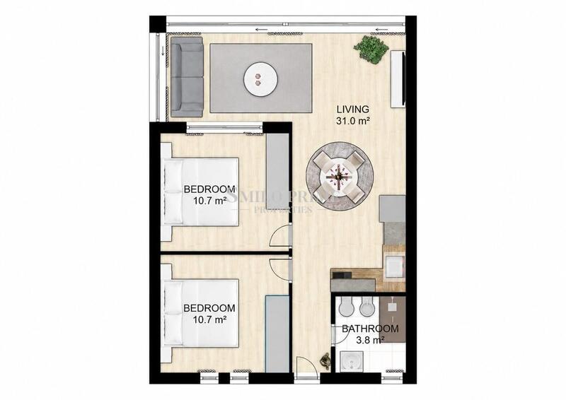 2 bedroom Apartment for sale