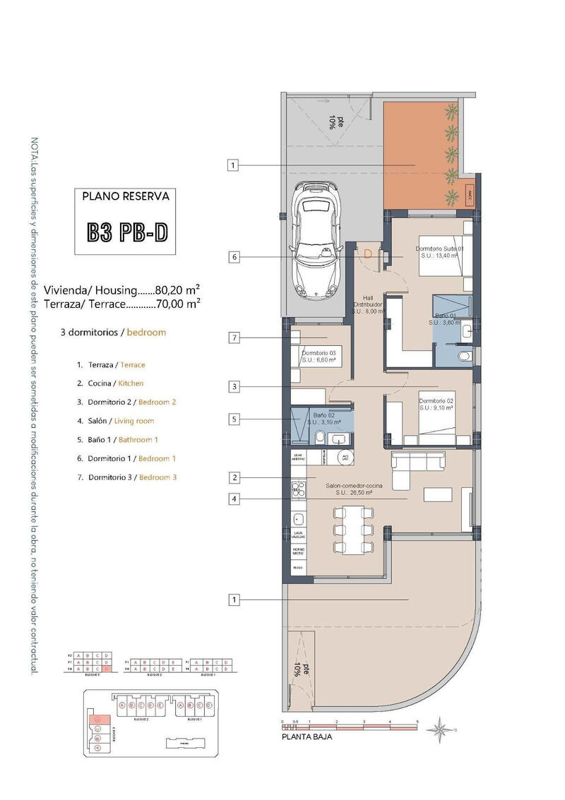 3 bedroom Apartment for sale