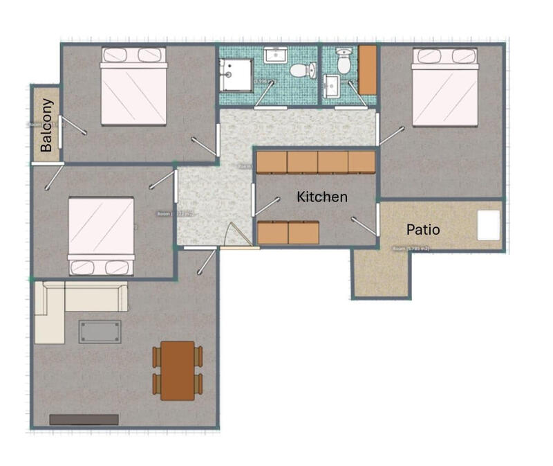 3 slaapkamer Appartement Te koop