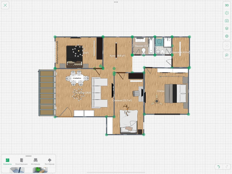 3 soveværelse Lejlighed til salg