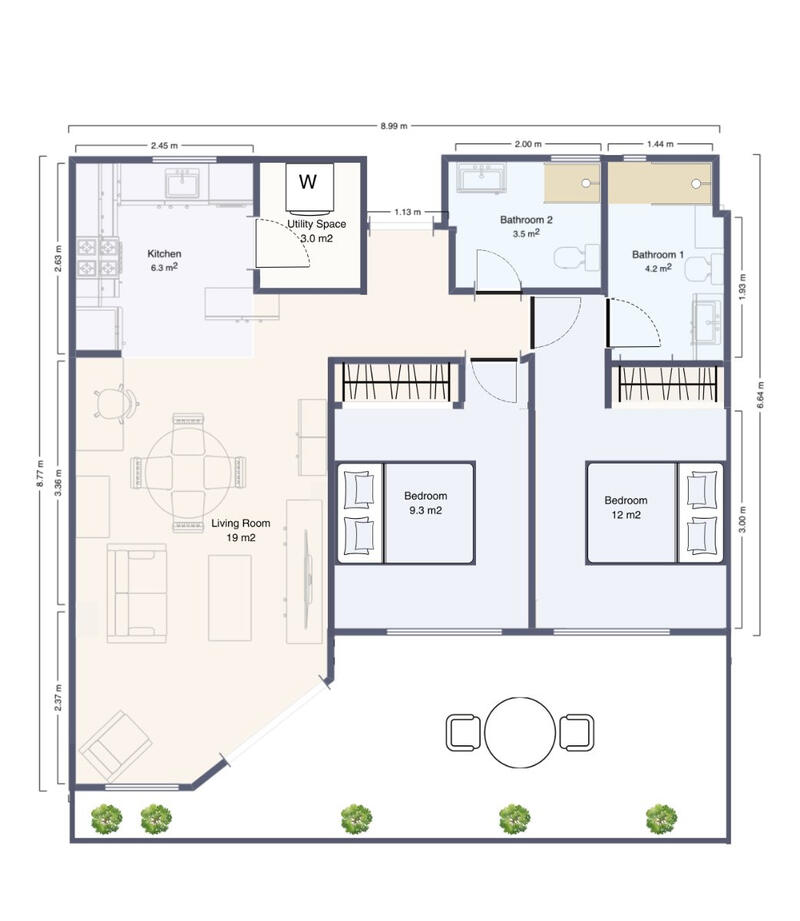 2 Schlafzimmer Appartement zu verkaufen 2 Schlafzimmer Appartement zu verkaufen