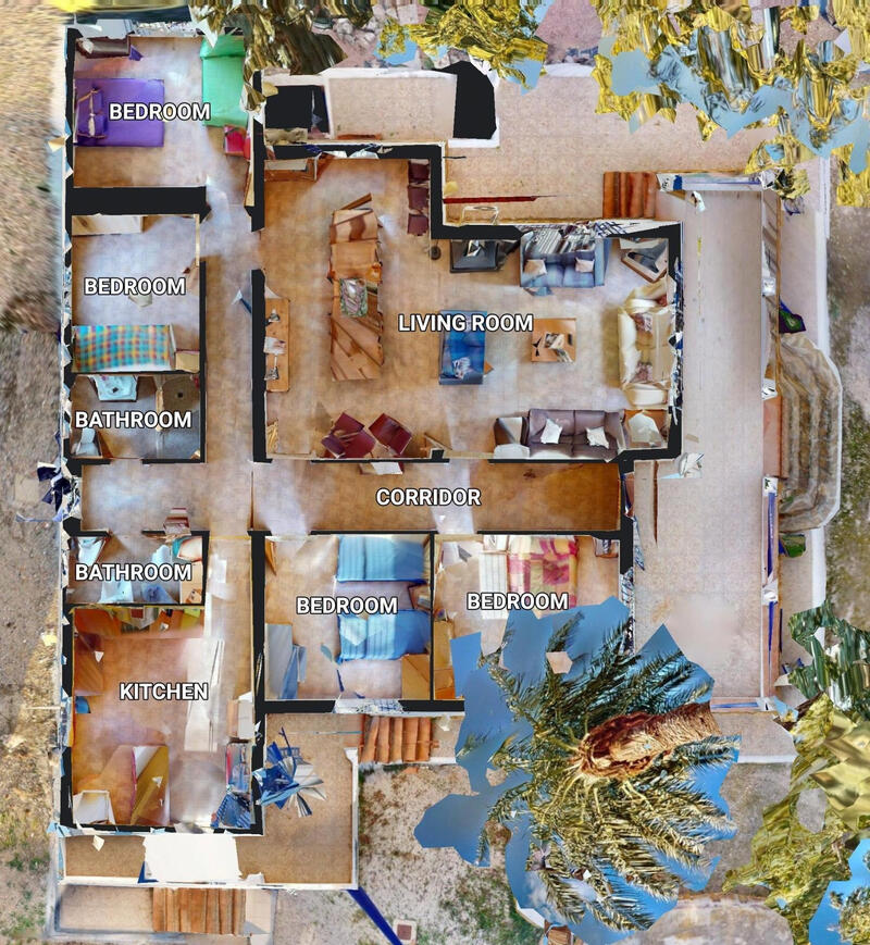 4 спальная комната вилла продается