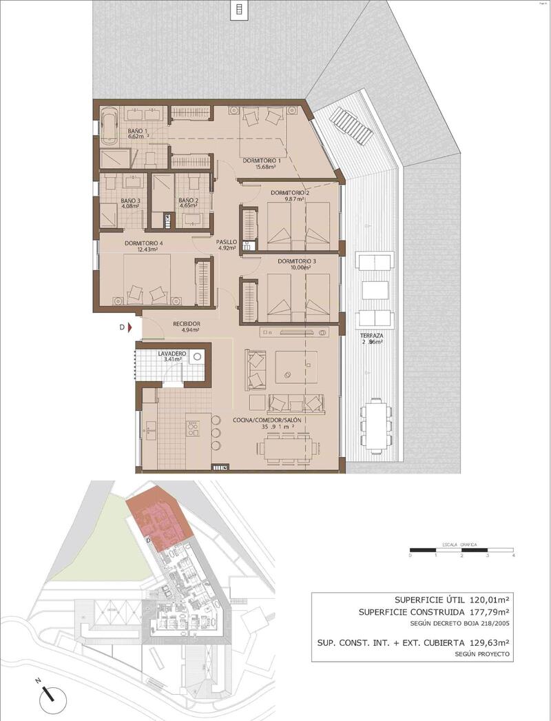 4 Cuarto Apartamento en venta