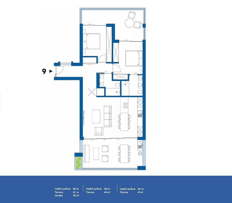 2 Cuarto Apartamento en venta