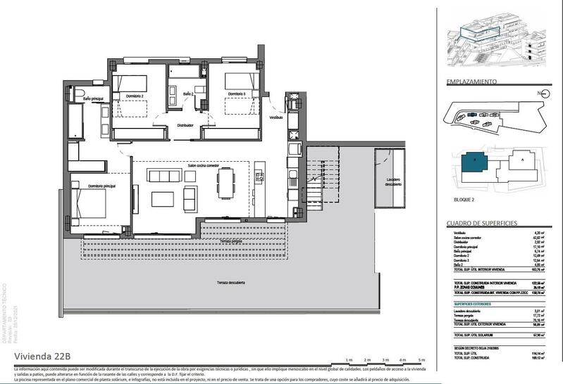 3 Schlafzimmer Appartement zu verkaufen