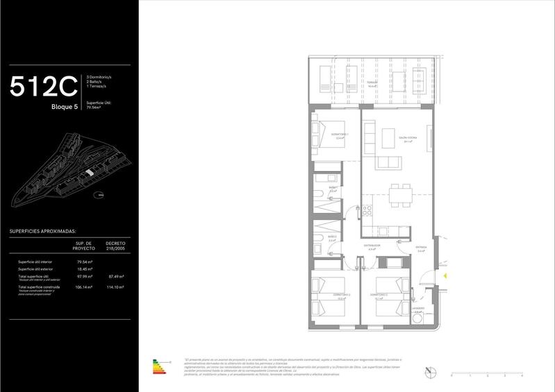 3 chambre Appartement à vendre