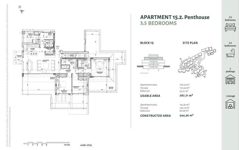3 Schlafzimmer Appartement zu verkaufen