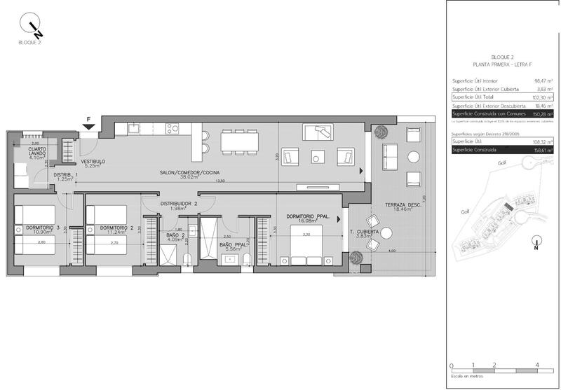 3 slaapkamer Appartement Te koop