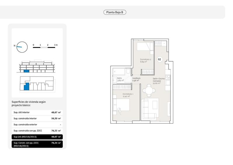 2 chambre Appartement à vendre
