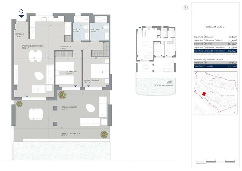 2 Schlafzimmer Appartement zu verkaufen