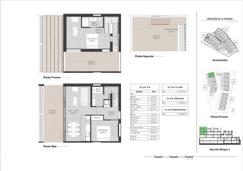 2 Schlafzimmer Appartement zu verkaufen