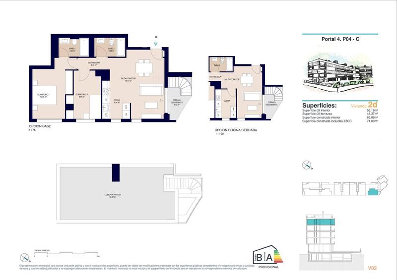 2 Schlafzimmer Appartement zu verkaufen