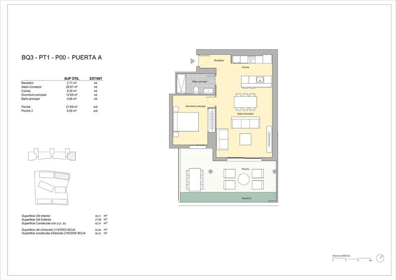 1 slaapkamer Appartement Te koop