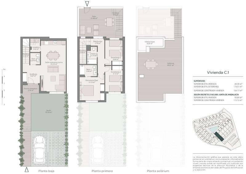 3 Schlafzimmer Stadthaus zu verkaufen