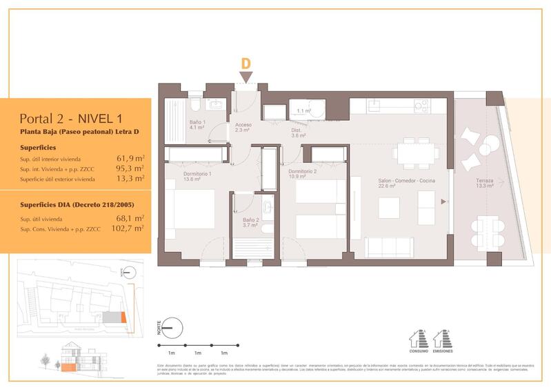 2 Schlafzimmer Appartement zu verkaufen