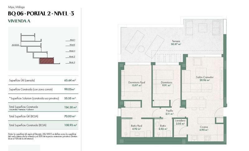 2 Schlafzimmer Appartement zu verkaufen