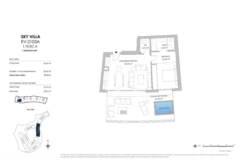 1 bedroom Apartment for sale